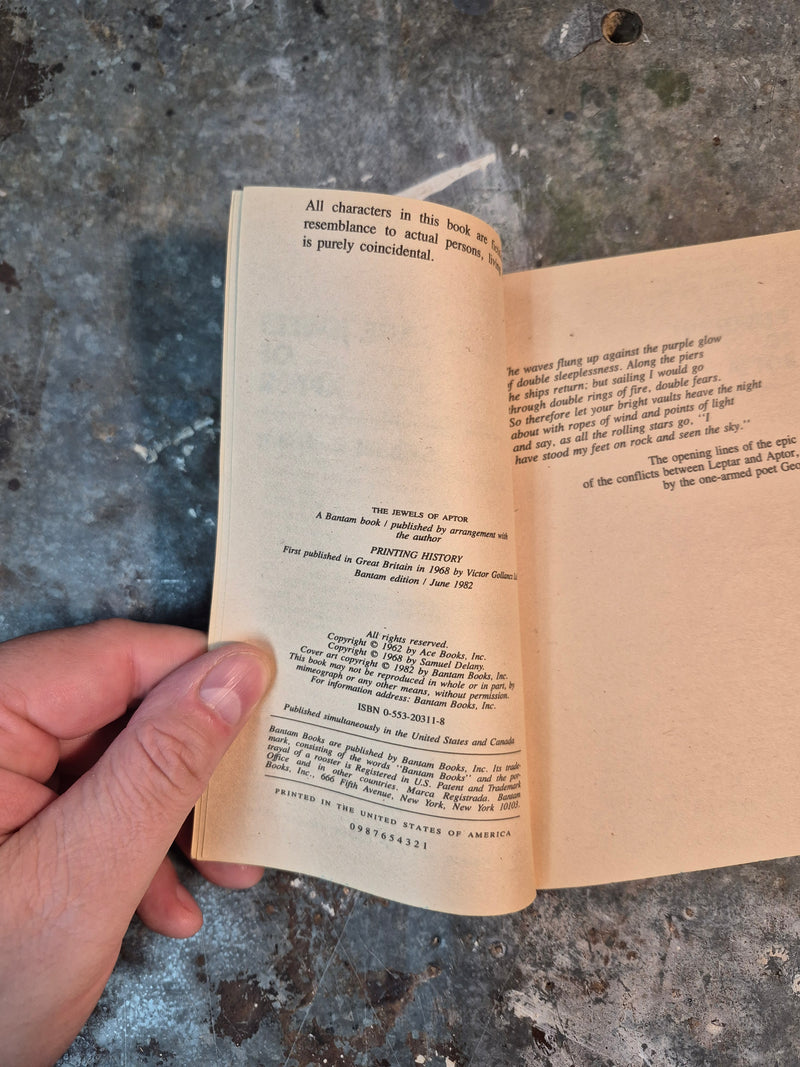 The Jewels Of Aptor - Samuel R. Delany