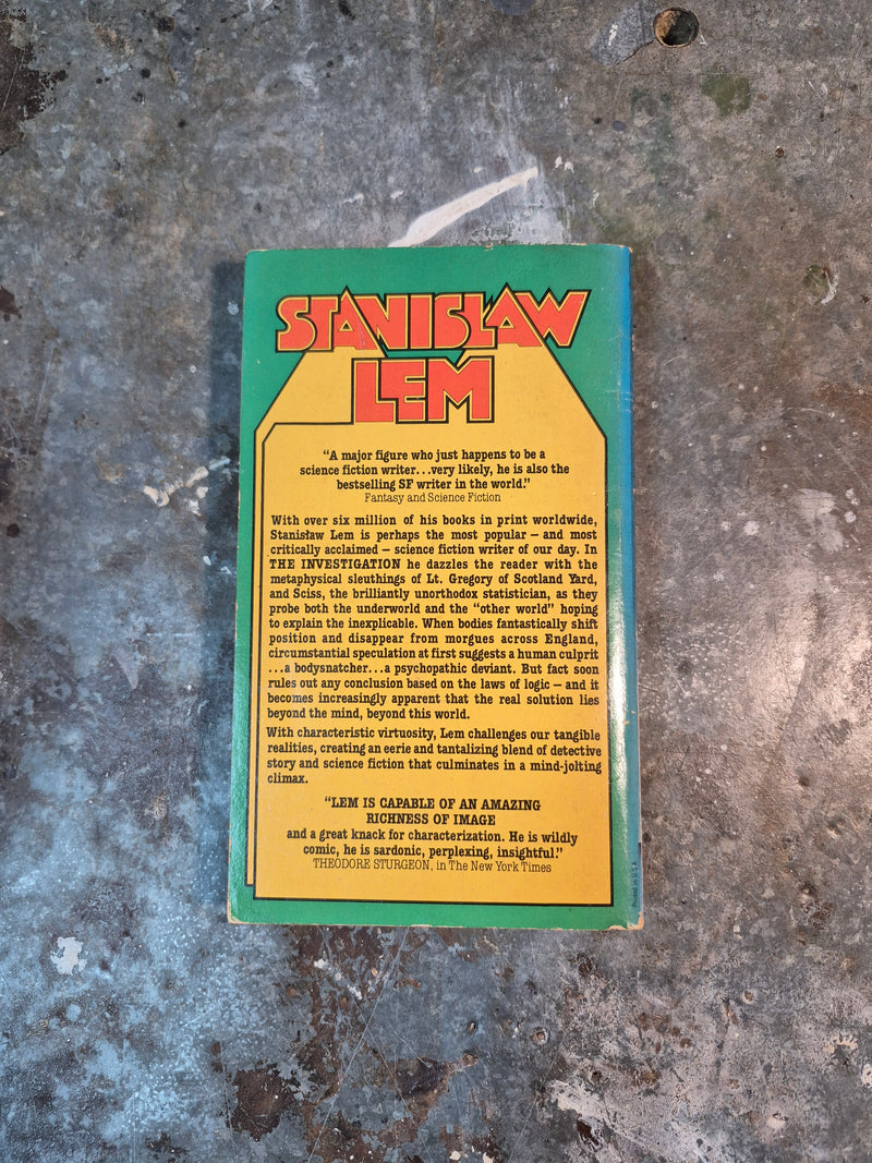 The Investigation - Stanislaw Lem