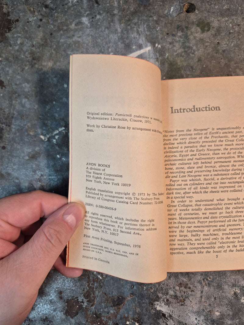 Memoirs Found In A Bathtub - Stanislaw Lem