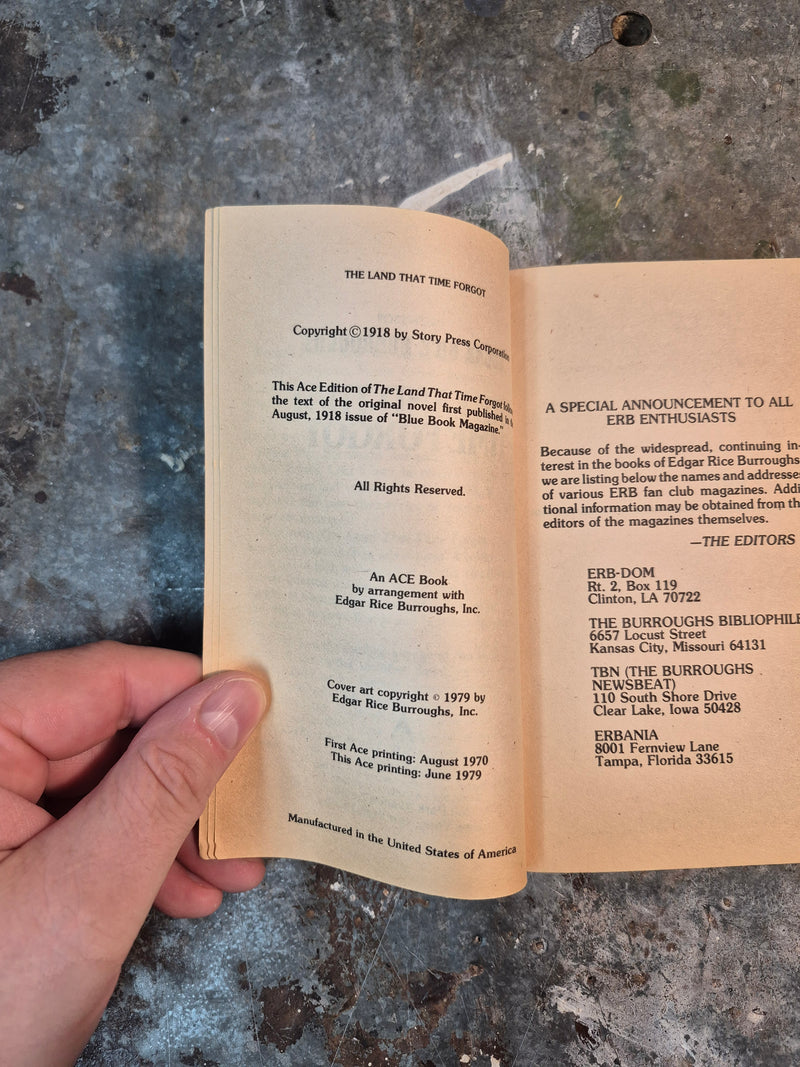 The Land That Time Forgot - Edgar Rice Burroughs