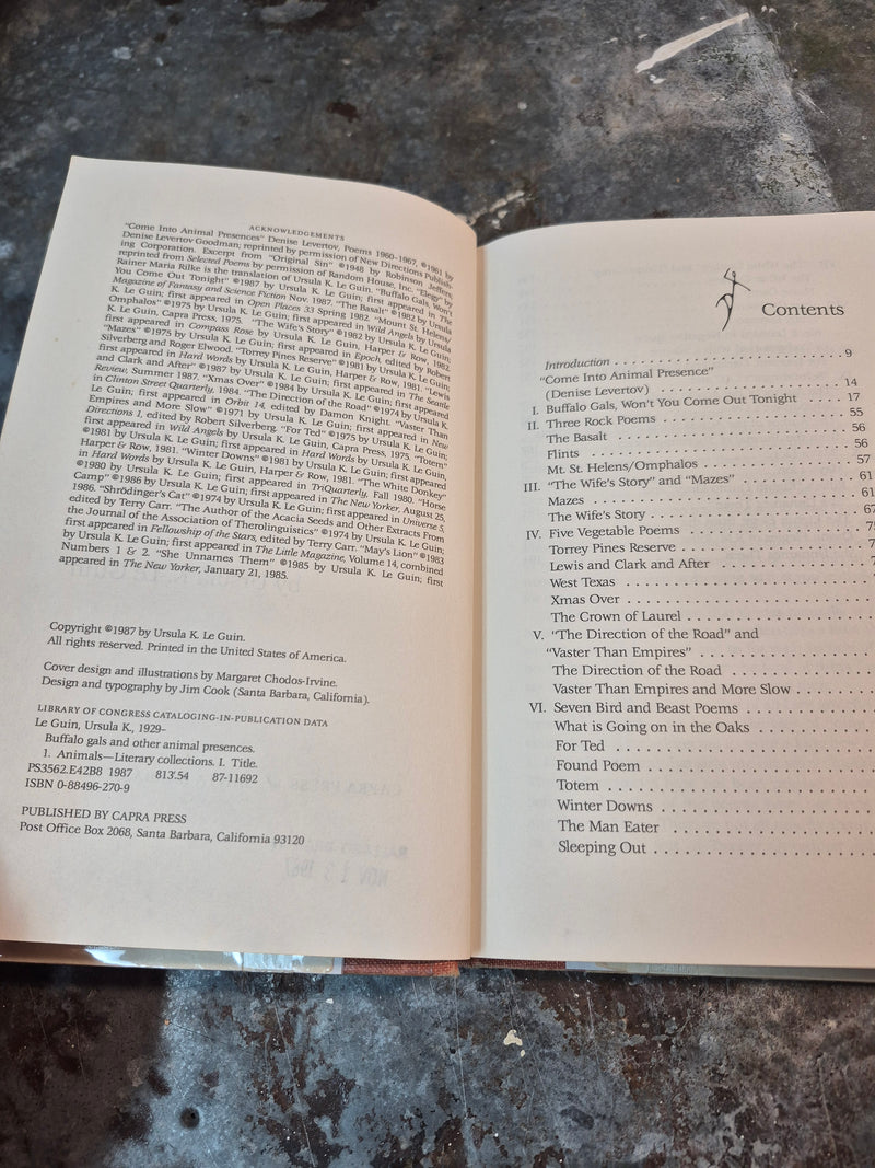 Buffalo Gals And Other Animal Presences - Ursula K. Le Guin