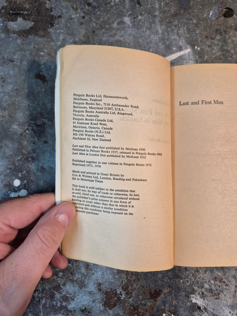 Last And First Men/Last Men In London - Olaf Stapledon