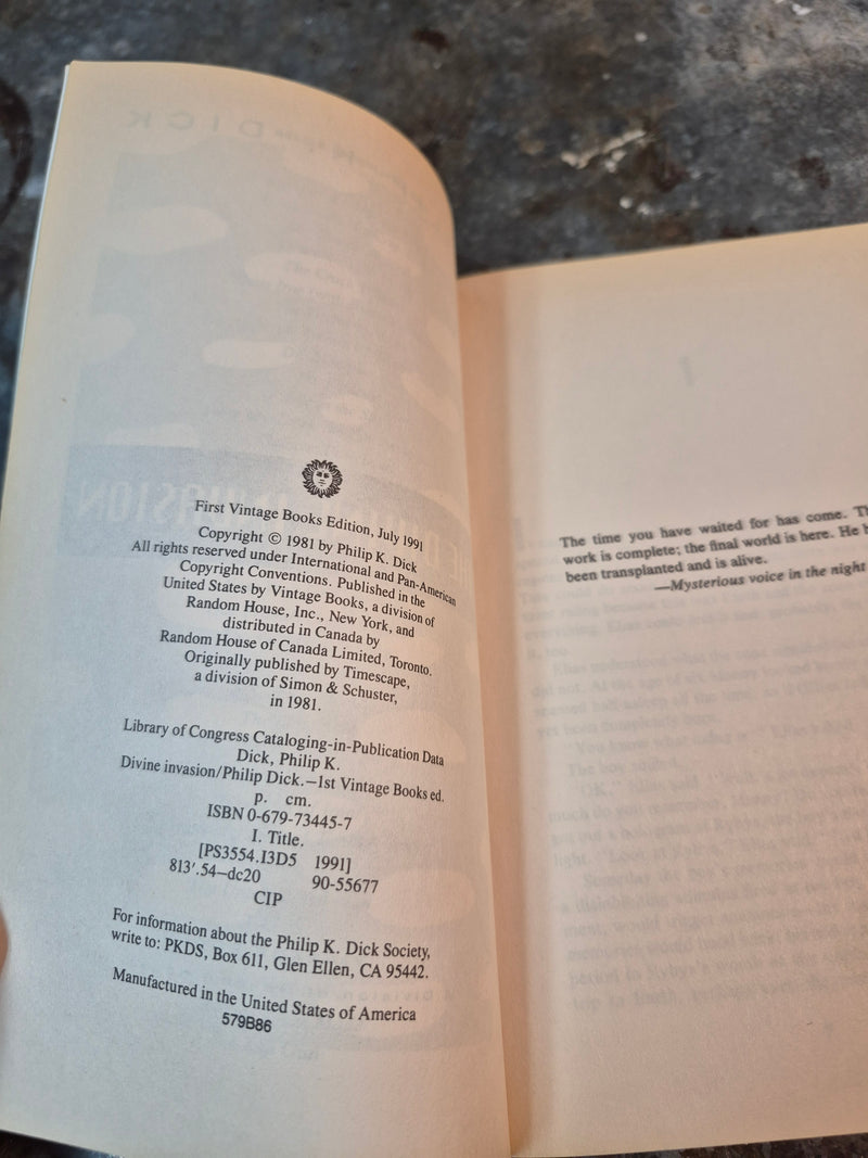 The Divine Invasion - Philip K. Dick