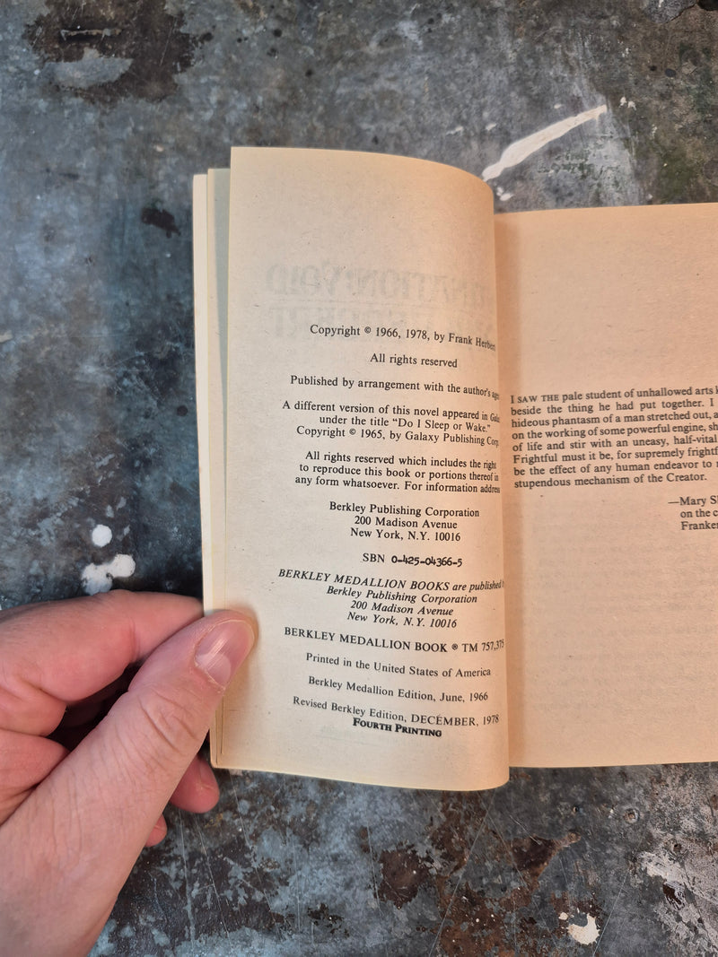 Destination: Void - Frank Herbert