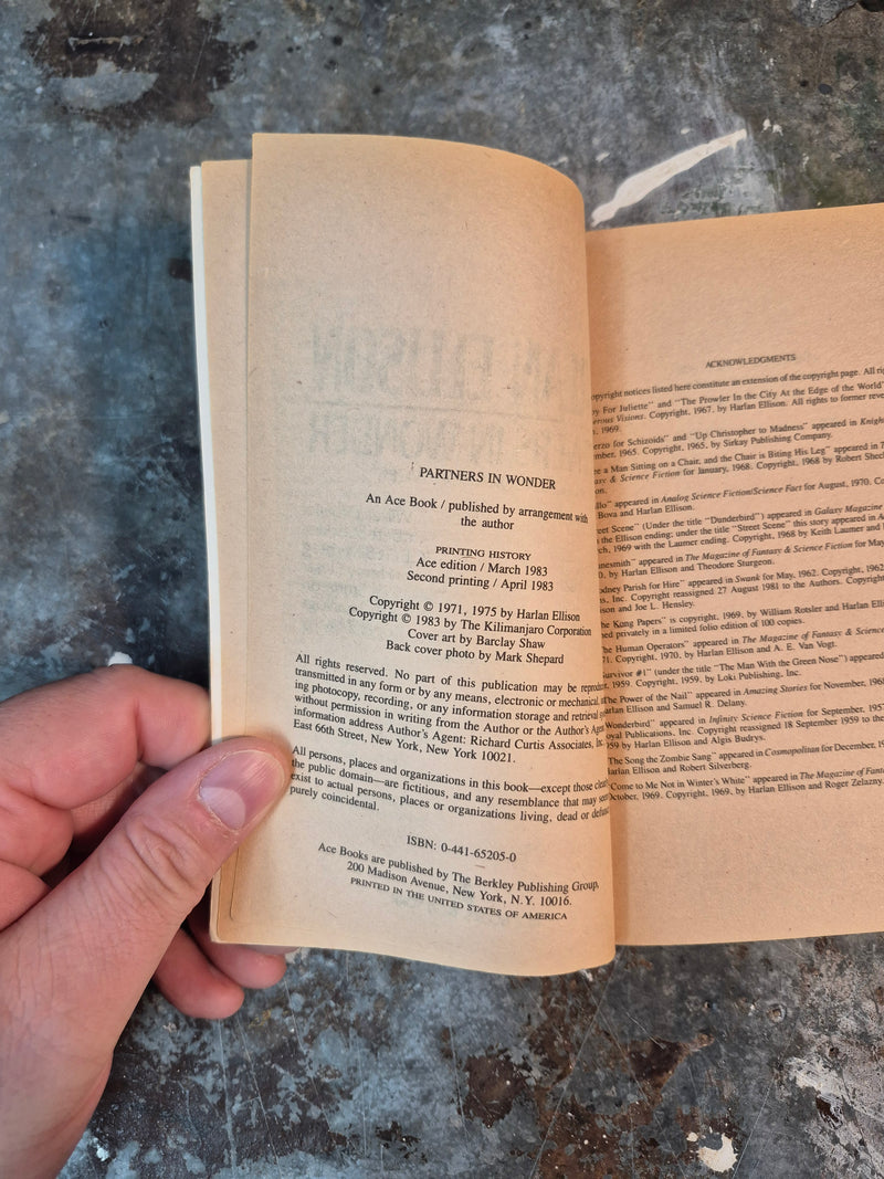 Partners In Wonder - Harlan Ellison