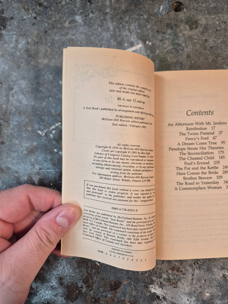 The Road To Yesterday - Lucy Maud Montgomery