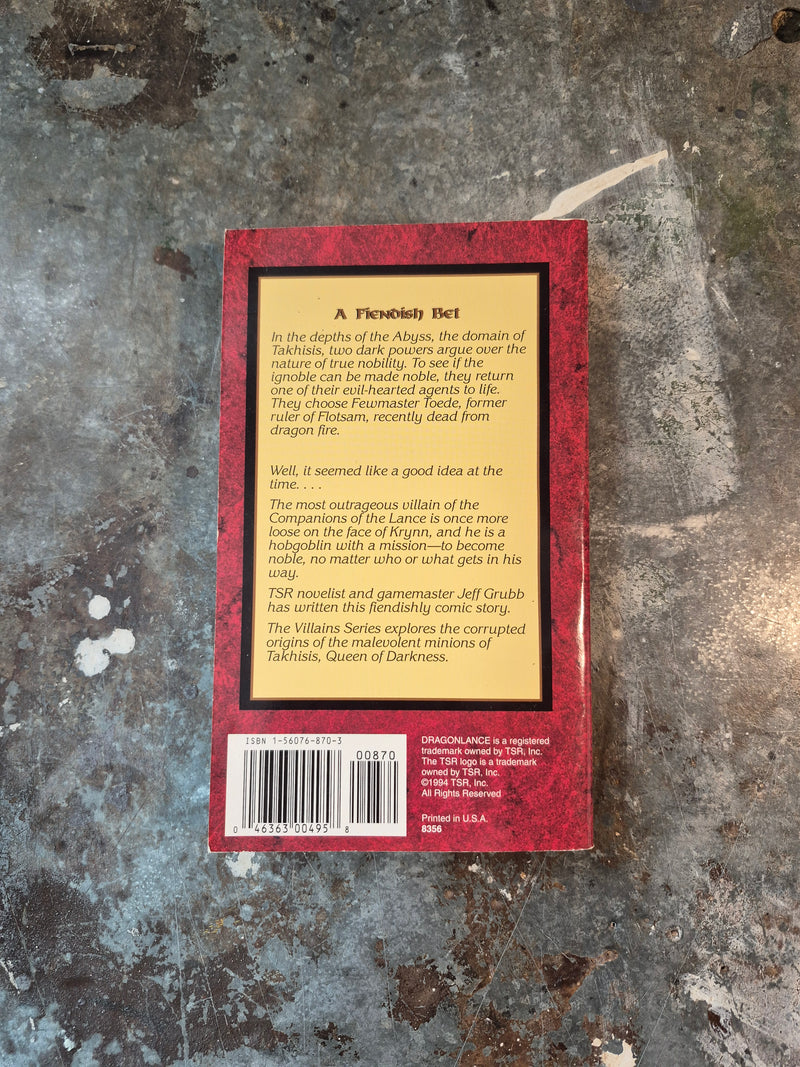 DragonLance Villains Series Volume V: Lord Toede - Jeff Grubb