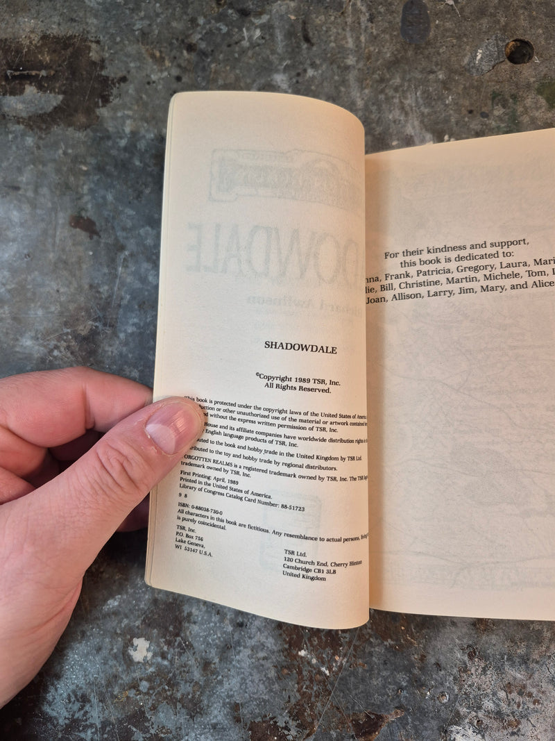 Forgotten Realms The Avatar Trilogy Book One: Shadowdale - Richard Awlinson