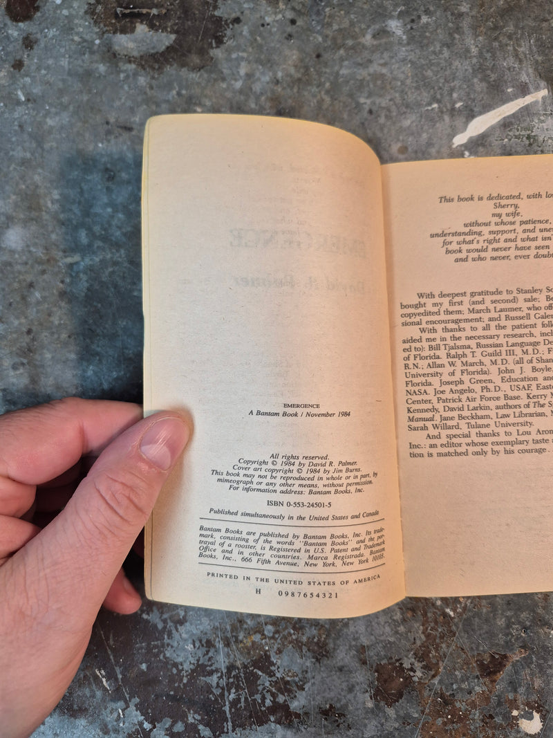 Emergence - David R. Palmer