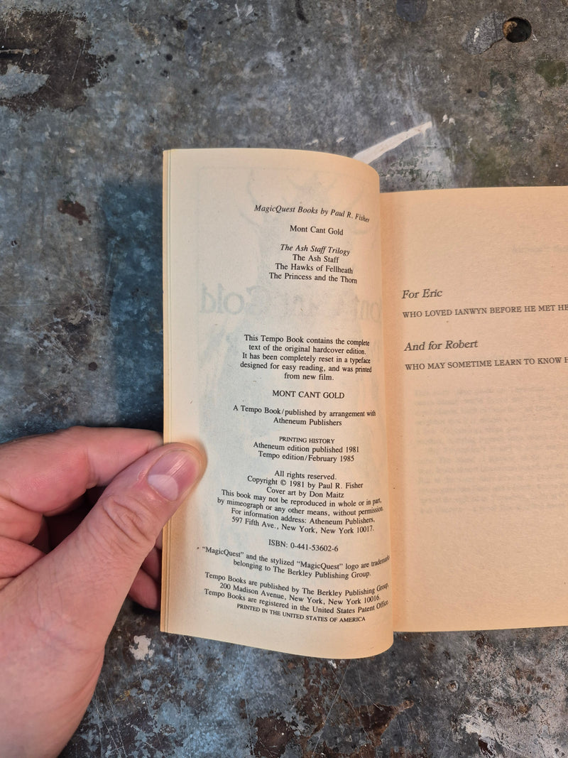 Magic Quest: Mont Cant Gold - Paul R. Fisher