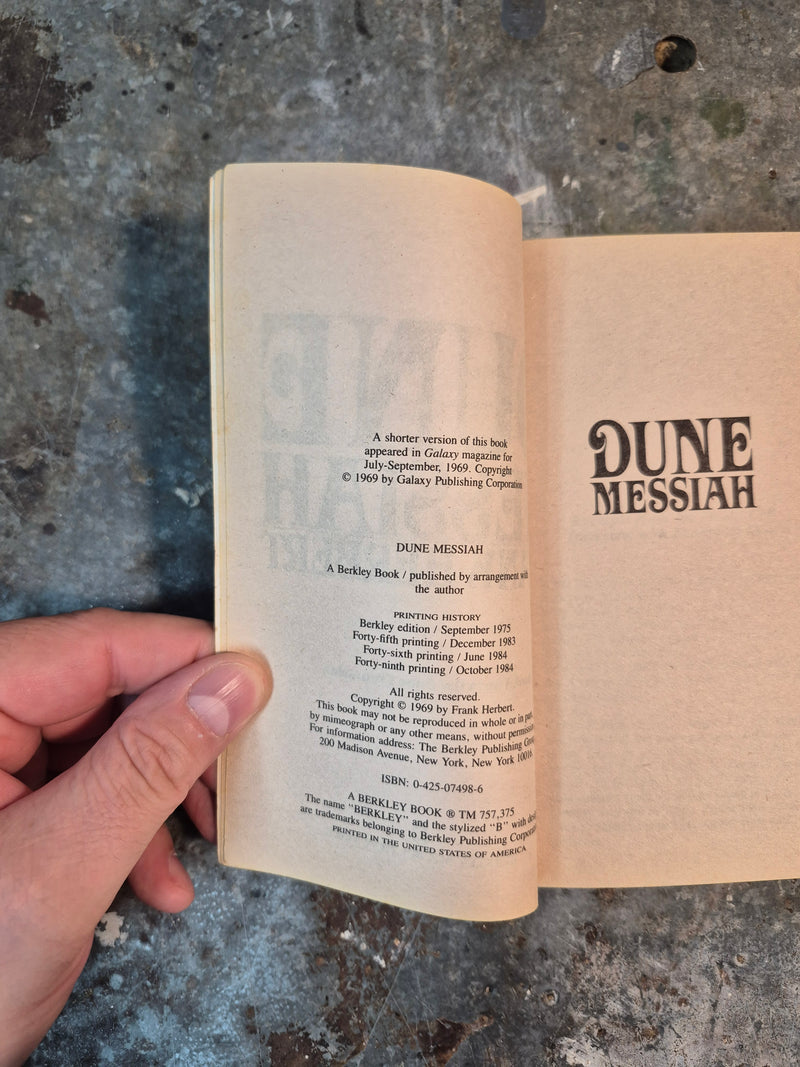 Dune Messiah - Frank Herbert