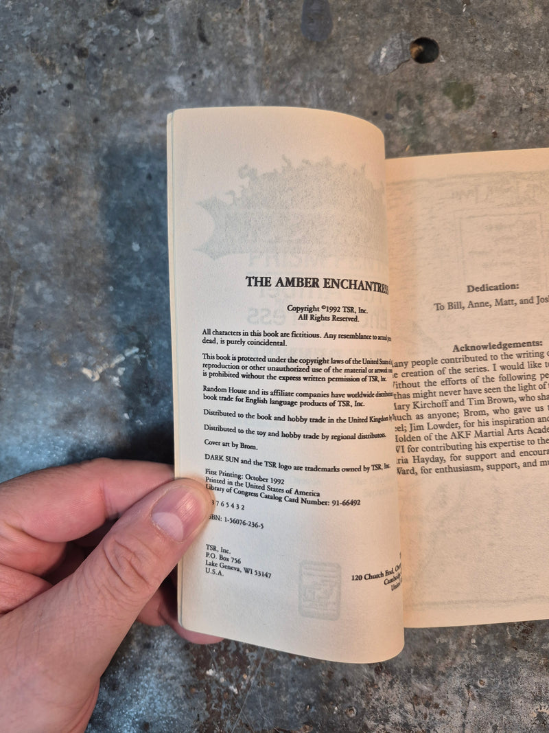 Dark-Sun Prism Pentad Book 3: The Amber Enchantress - Troy Denning