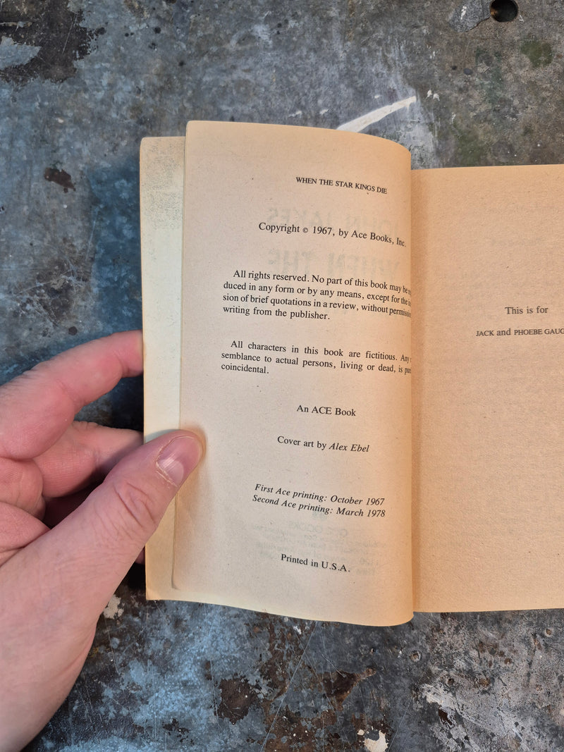 When The Star Kings Die - John Jakes