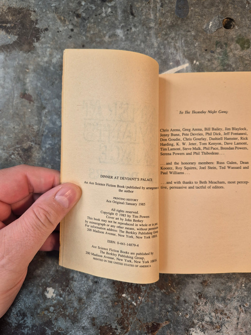 Dinner At Deviant's Palace - Tim Powers