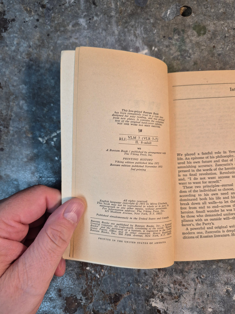 We - Yevgeny Zamyatin