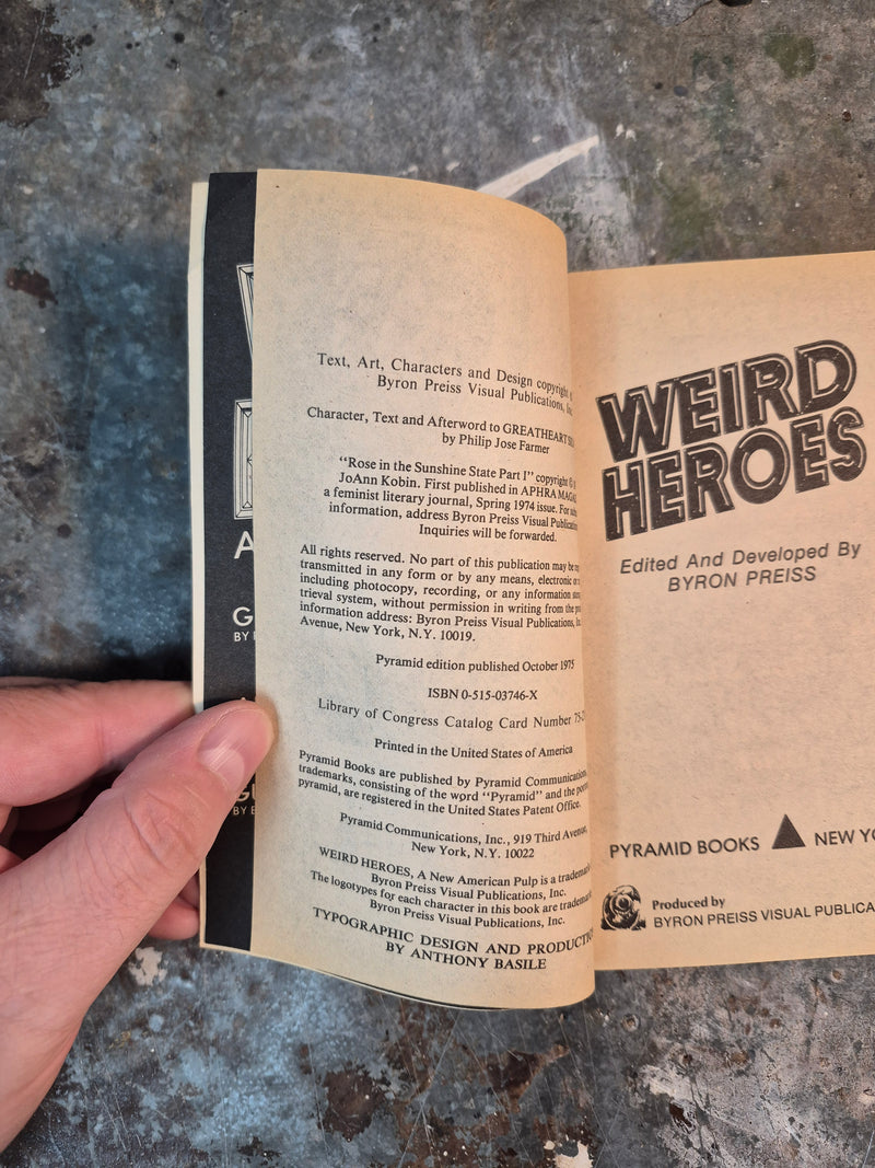 Weird Heroes Vol 1 - Byron Preiss (editor)