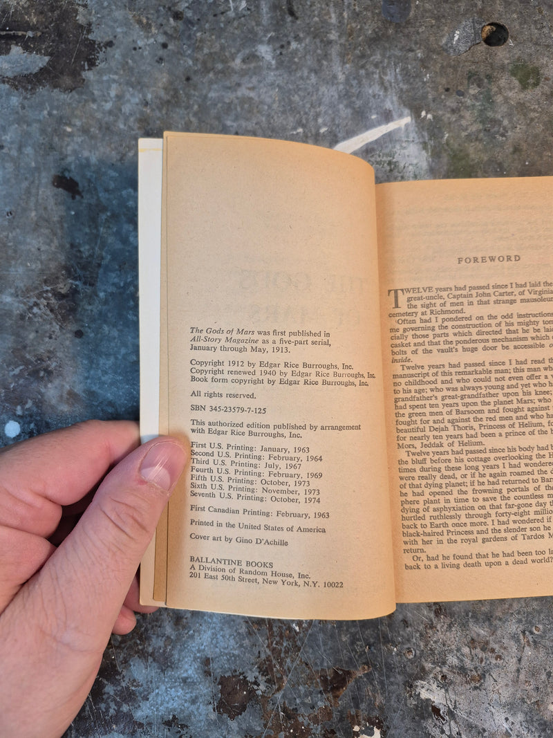 The Gods Of Mars - Edgar Rice Burroughs