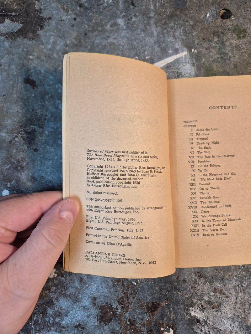 Swords Of Mars - Edgar Rice Burroughs
