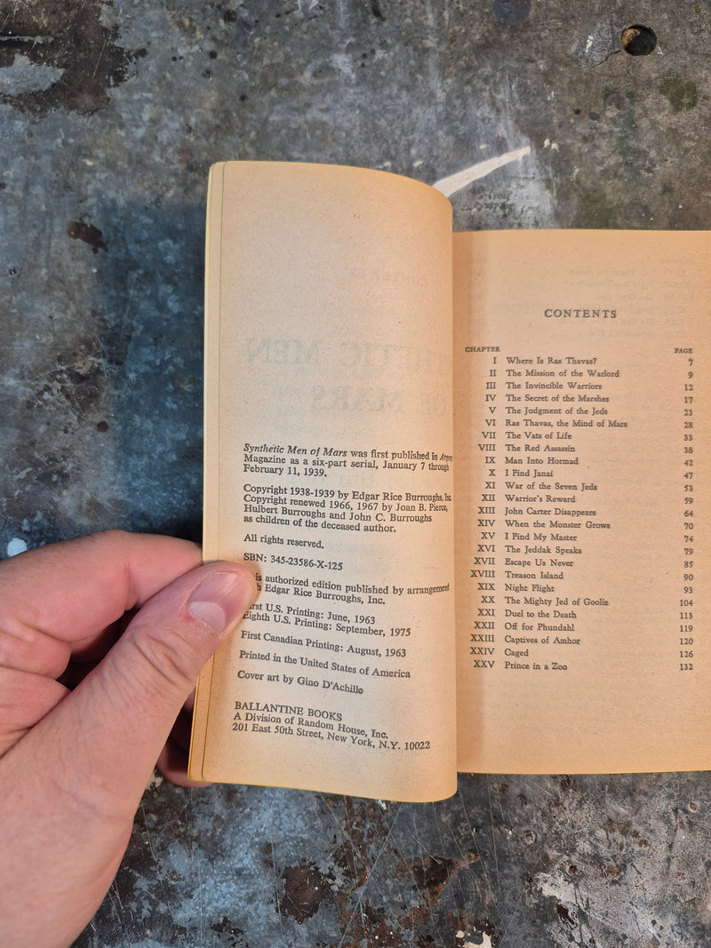 Synthetic Men Of Mars - Edgar Rice Burroughs