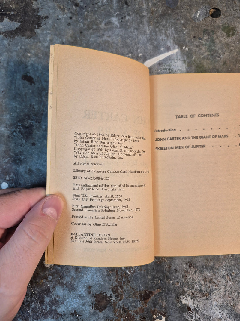 John Carter Of Mars - Edgar Rice Burroughs