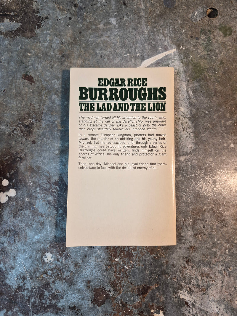 The Lad And The Lion - Edgar Rice Burroughs