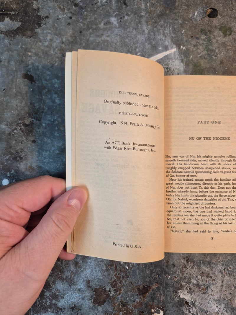 The Eternal Savage - Edgar Rice Burroughs