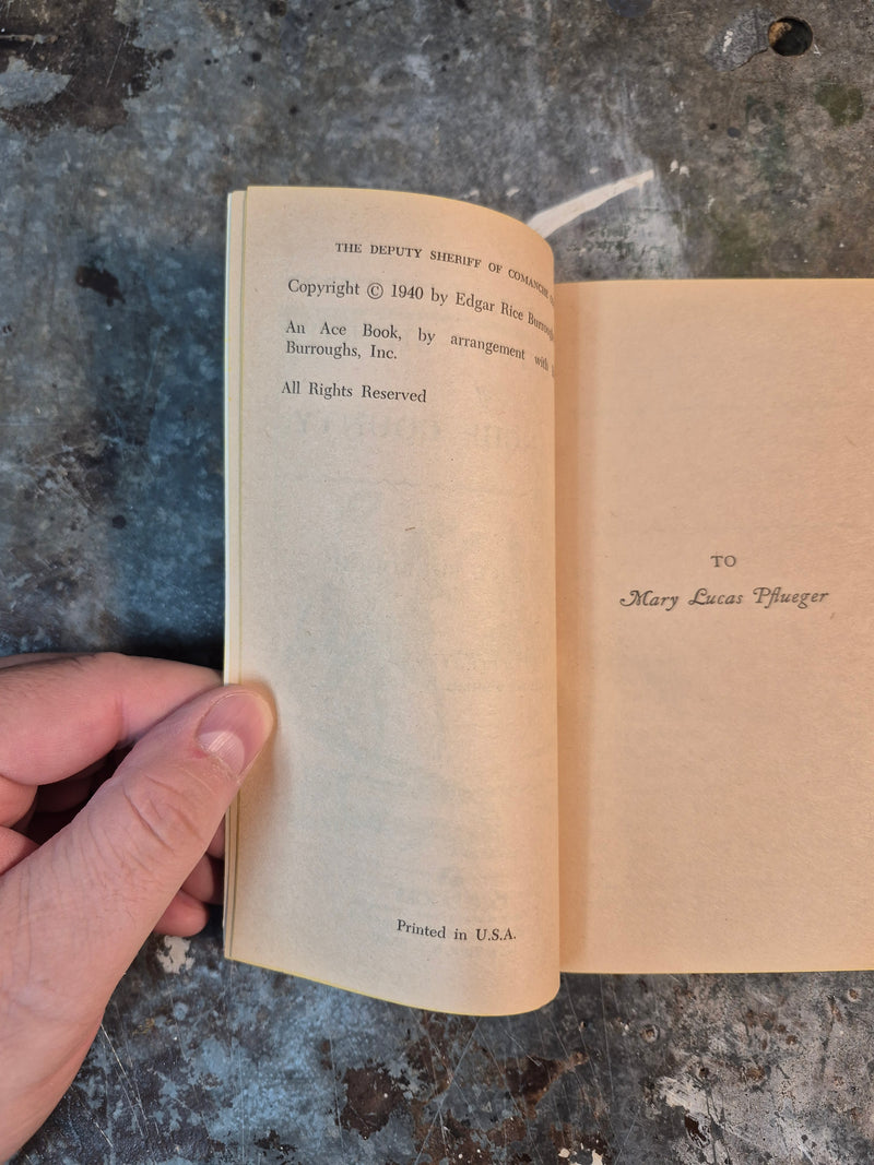 The Deputy Sheriff Of Comanche County - Edgar Rice Burroughs