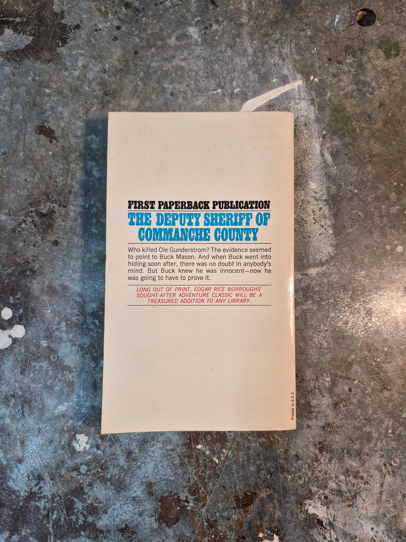 The Deputy Sheriff Of Comanche County - Edgar Rice Burroughs