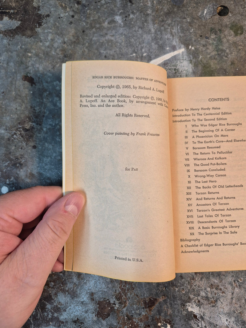 Edgar Rice Burroughs: Master Of Adventure - Richard A. Lupoff