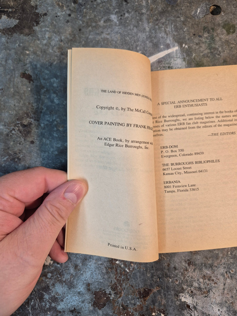 The Land Of Hidden Men - Edgar Rice Burroughs