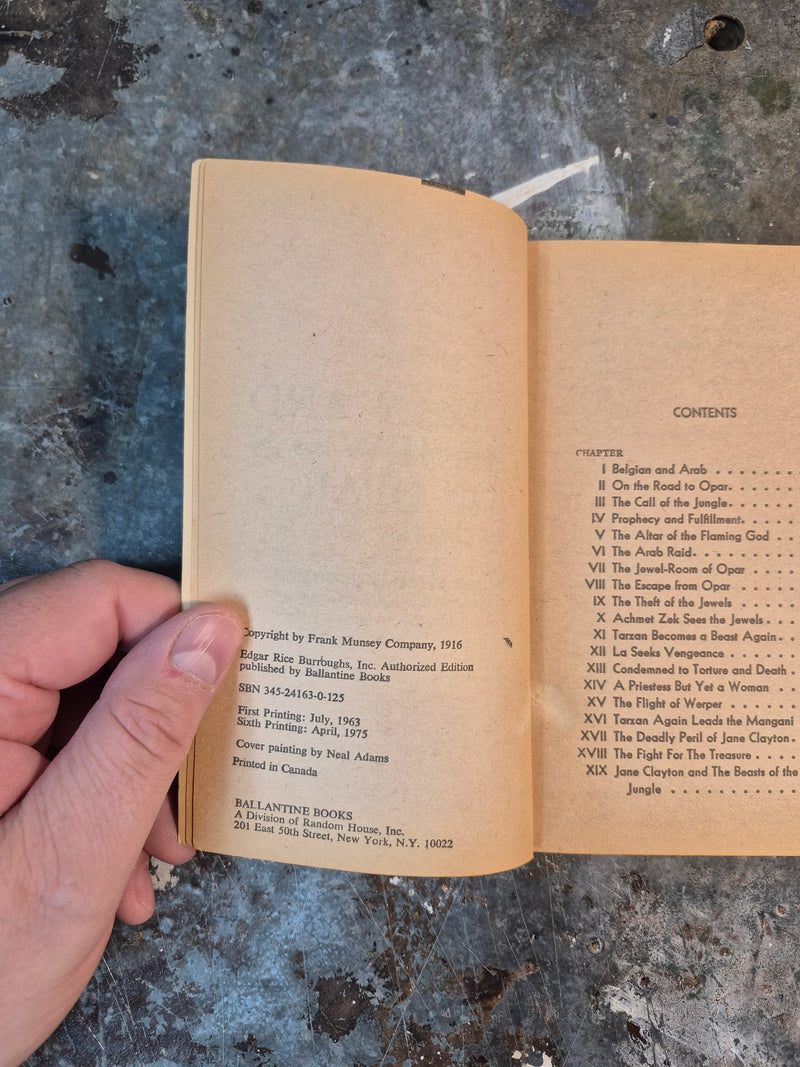 Tarzan And The Jewels Of Opar - Edgar Rice Burroughs