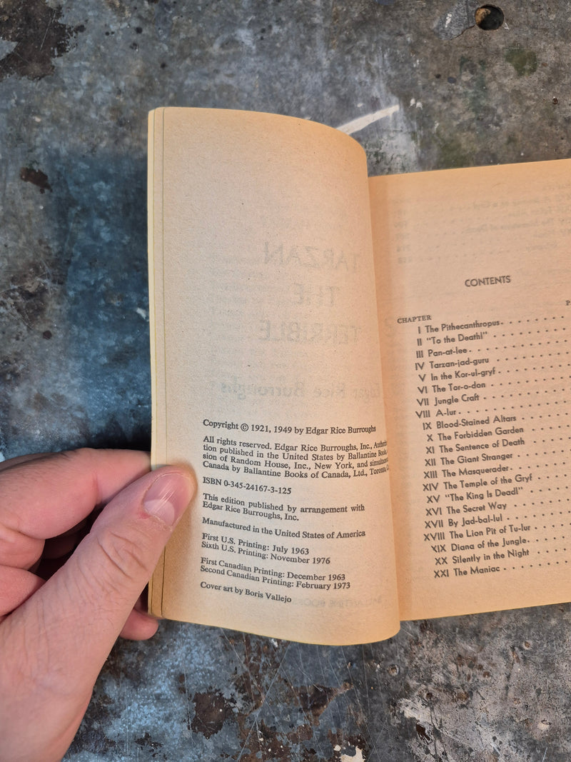 Tarzan The Terrible - Edgar Rice Burroughs