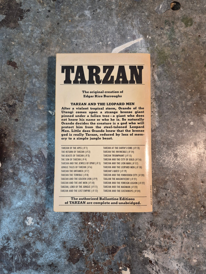 Tarzan And The Leopard Men - Edgar Rice Burroughs