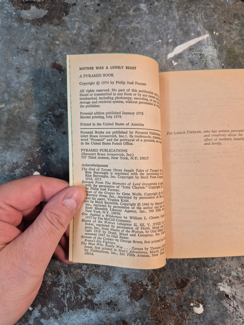 Mother Was A Lovely Beast - Philip Jose Farmer (editor)