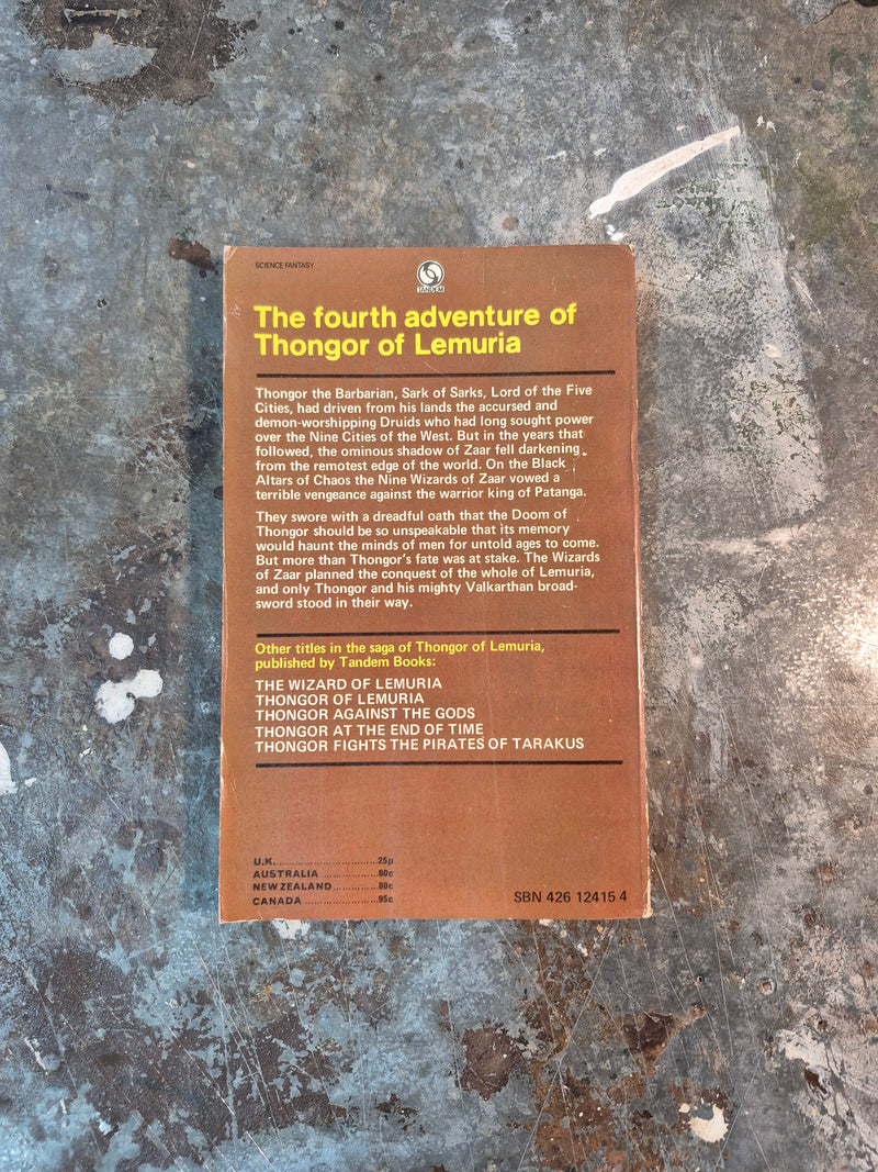 Thongor In The City Of Magicians - Lin Carter