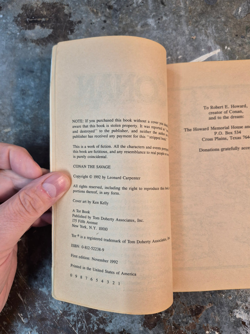Conan The Savage - Leonard Carpenter