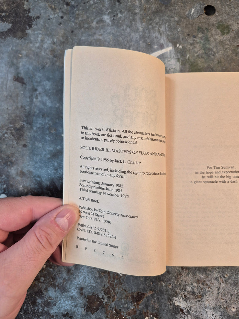 Soul Rider Book Three: Master Of Flux & Anchor - Jack L. Chalker