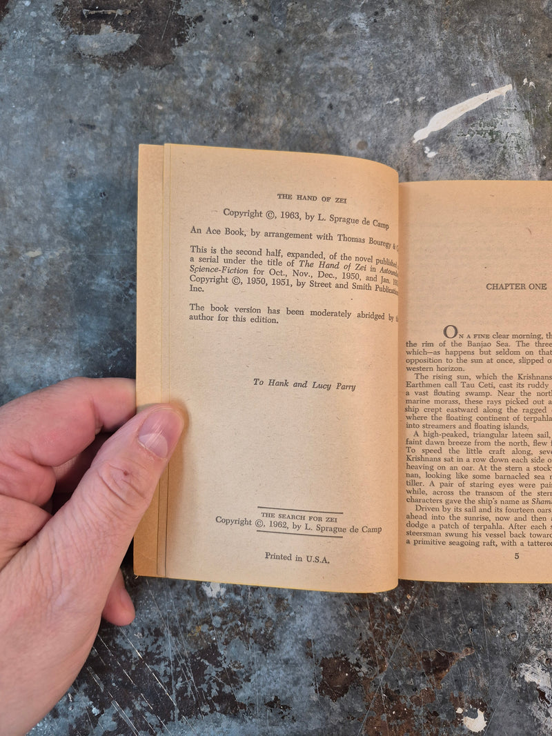 The Search For Zei/The Hand Of Zei - L. Sprague de Camp