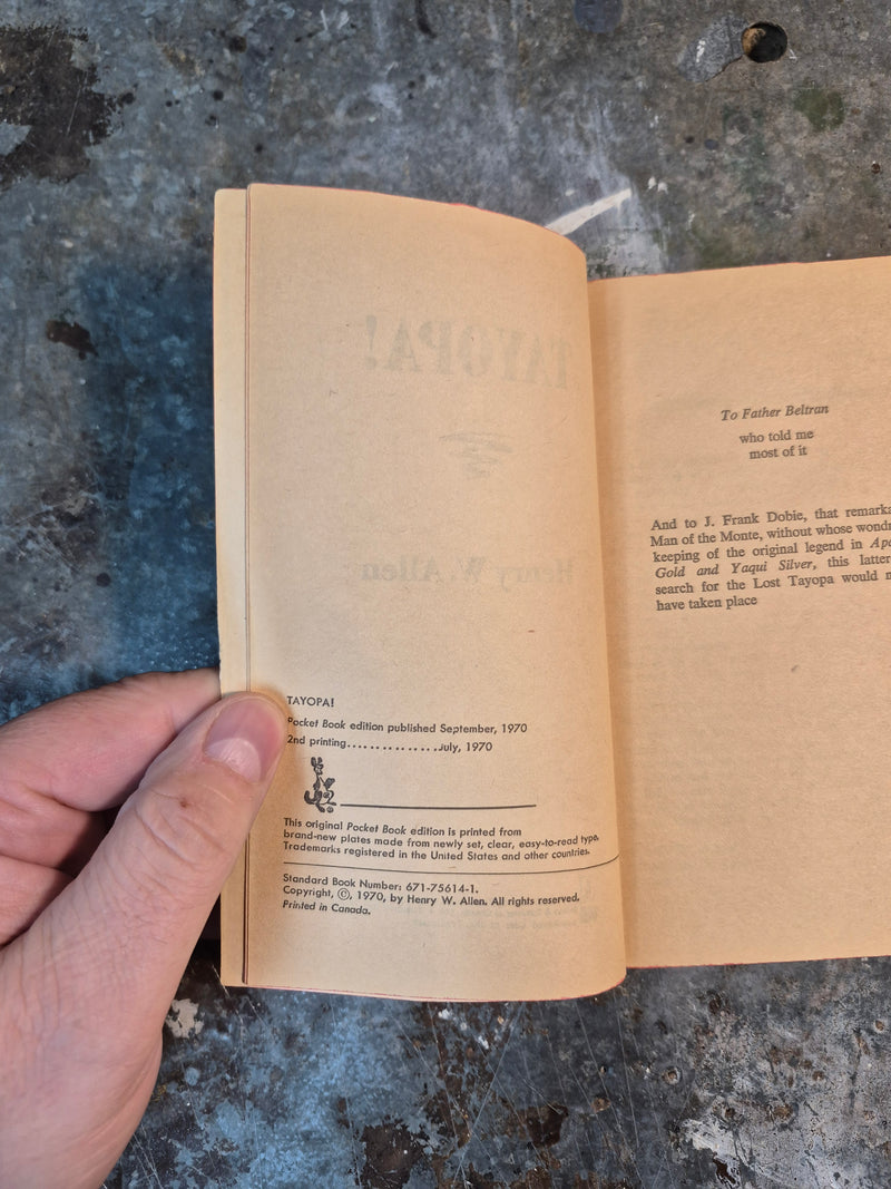 Tayopa! - Henry W. Allen