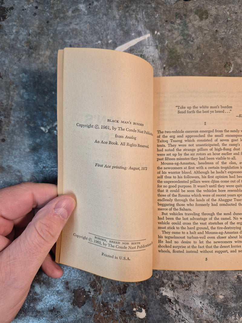 Border, Breed Nor Birth/Blackman's Burden - Mack Reynolds