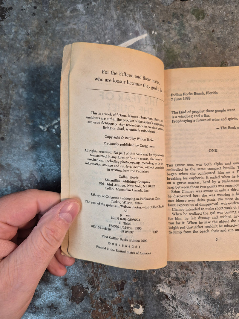 The Year Of The Quiet Sun - Wilson Tucker