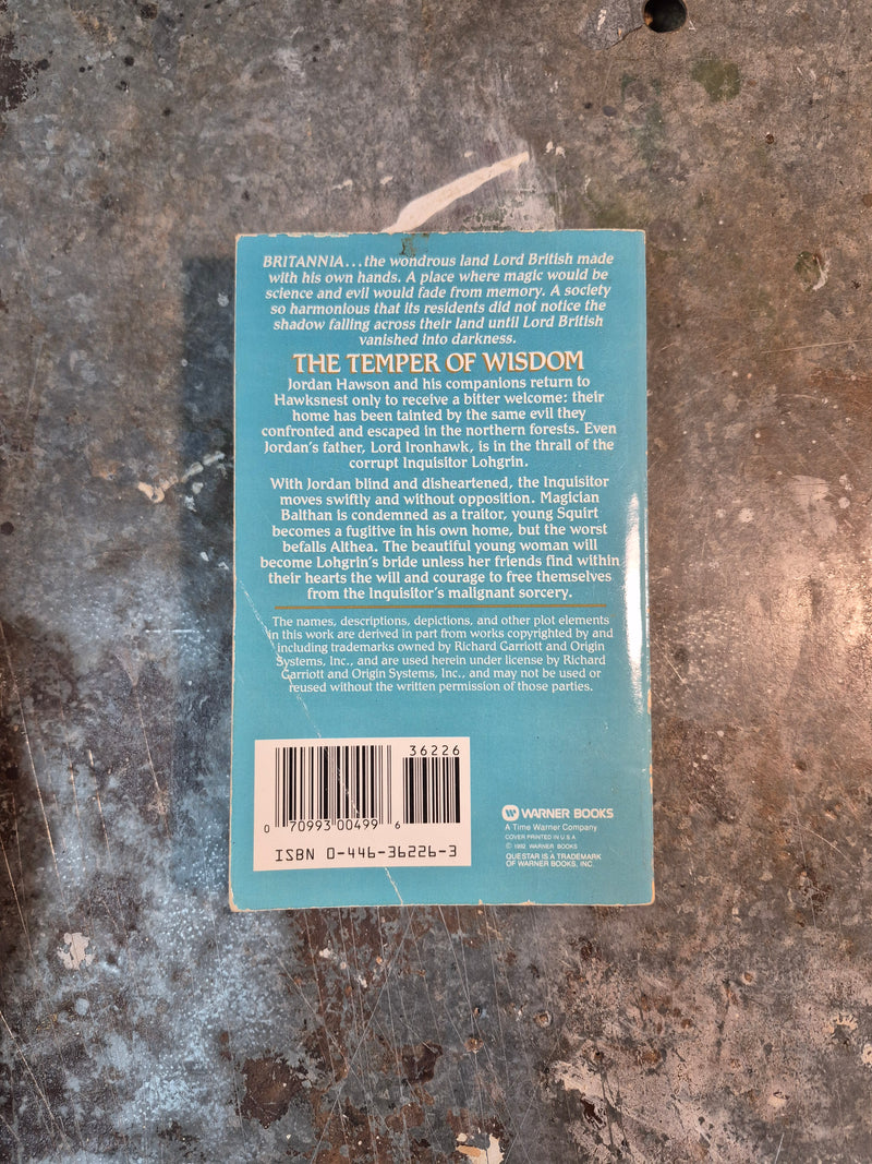 The Ultima Saga 2: The Temper Of Wisdom - Lynn Abbey