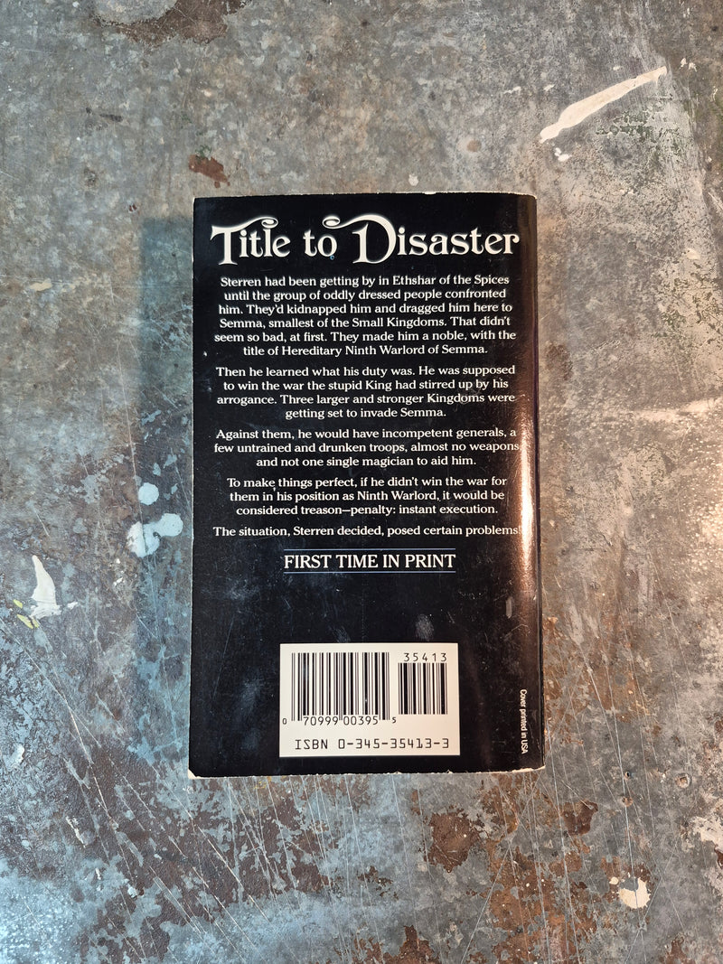 The Unwilling Warlord - Lawrence Watt-Evans