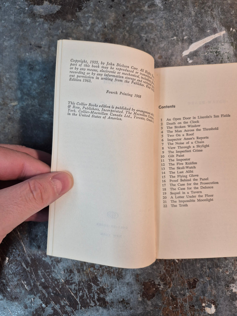 Death-Watch - John Dickson Carr