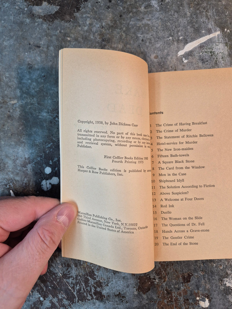 To Wake The Dead - John Dickson Carr