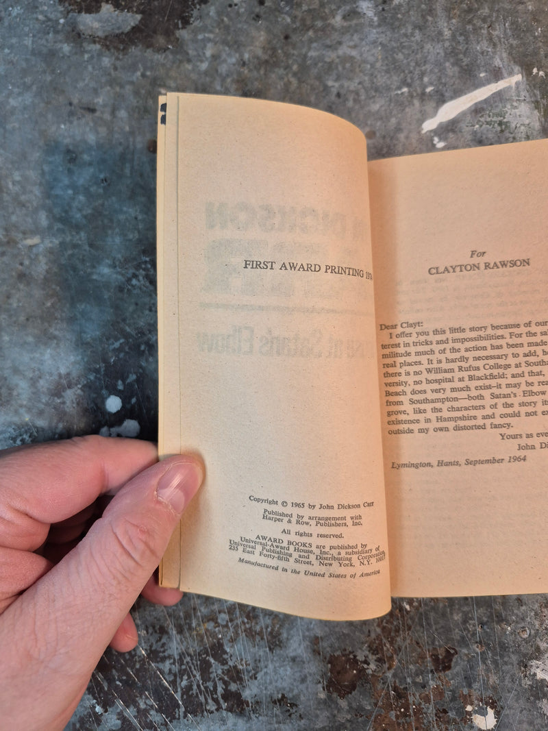 The House At Satan's Elbow - John Dickson Carr