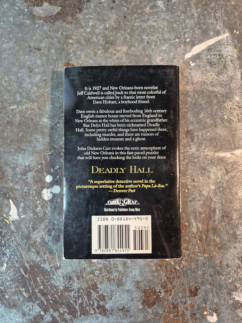 Deadly Hall - John Dickson Carr