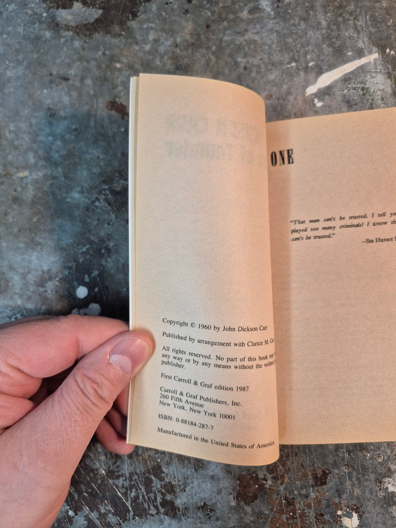 In Spite Of Thunder - John Dickson Carr