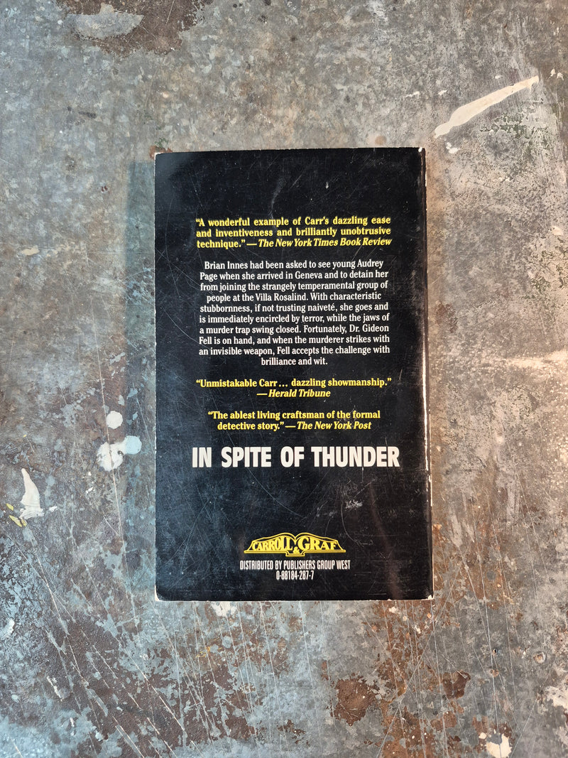 In Spite Of Thunder - John Dickson Carr