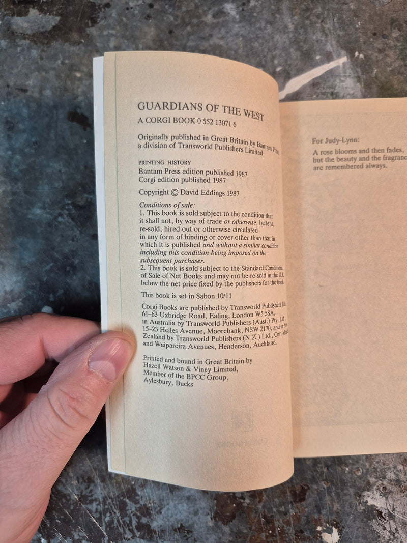 The Malloreon Book One: Guardians Of The West - David Eddings